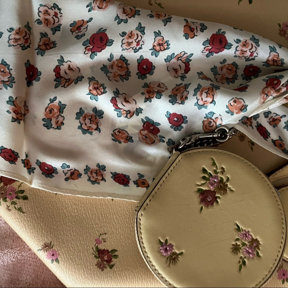 NWT! Coach HTFDisney Mickey Mouse floral 4 piece tote set. Firm!!! - Picture 2 of 16